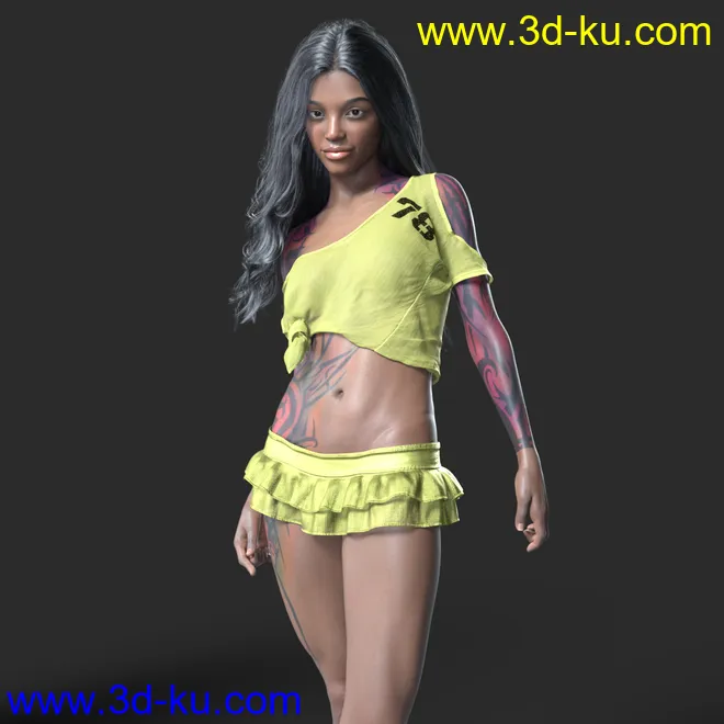 Sera HD for Genesis 8.1 Female模型的图片4