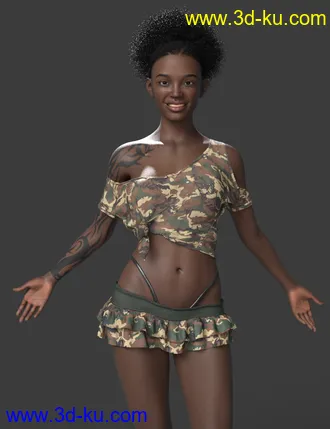 3D打印模型Sera HD for Genesis 8.1 Female的图片