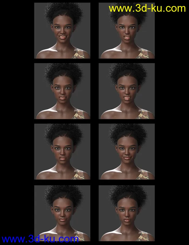 Sera HD for Genesis 8.1 Female模型的图片8