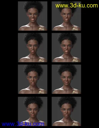 3D打印模型Sera HD for Genesis 8.1 Female的图片