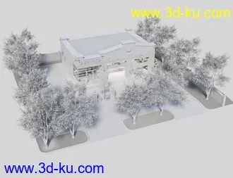 3D打印模型Servico Vintage Gas Station的图片