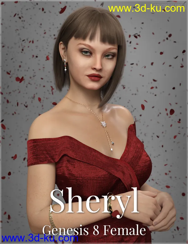 Sheryl for Genesis 8 Female模型的图片1