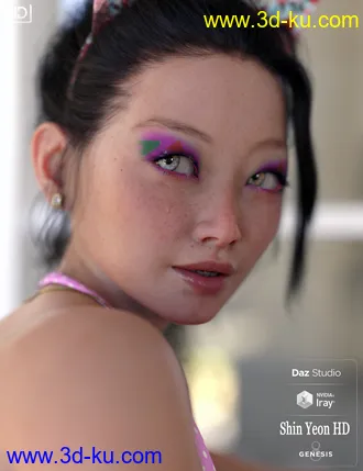 3D打印模型Shin Yeon HD for Genesis 8 Female的图片