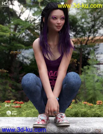 3D打印模型Shin Yeon HD for Genesis 8 Female的图片