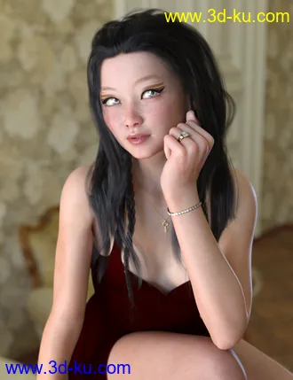 3D打印模型Shin Yeon HD for Genesis 8 Female的图片