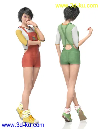 3D打印模型Shin Yeon HD for Genesis 8 Female的图片