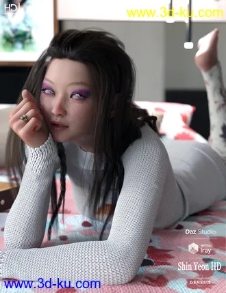 3D打印模型Shin Yeon HD for Genesis 8 Female的图片