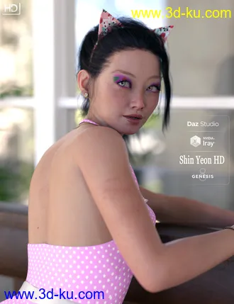 Shin Yeon HD for Genesis 8 Female模型的图片15