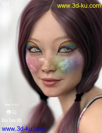 3D打印模型Shin Yeon HD for Genesis 8 Female的图片