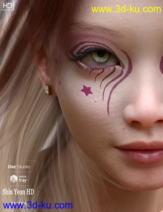 3D打印模型Shin Yeon HD for Genesis 8 Female的图片