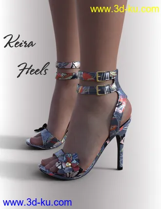 3D打印模型Shoes ReMake 2 for Genesis 8.1 Females的图片