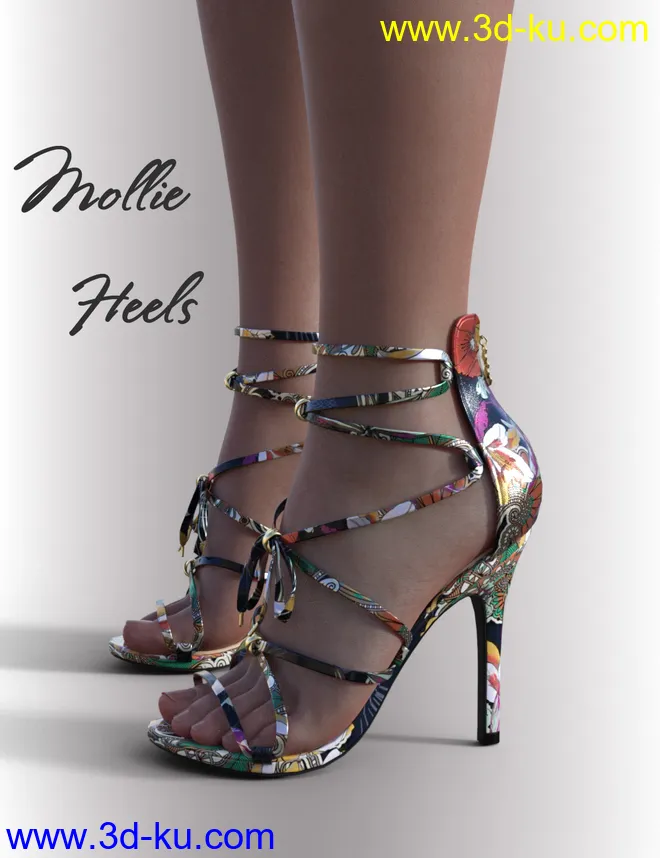 Shoes ReMake 2 for Genesis 8.1 Females模型的图片8