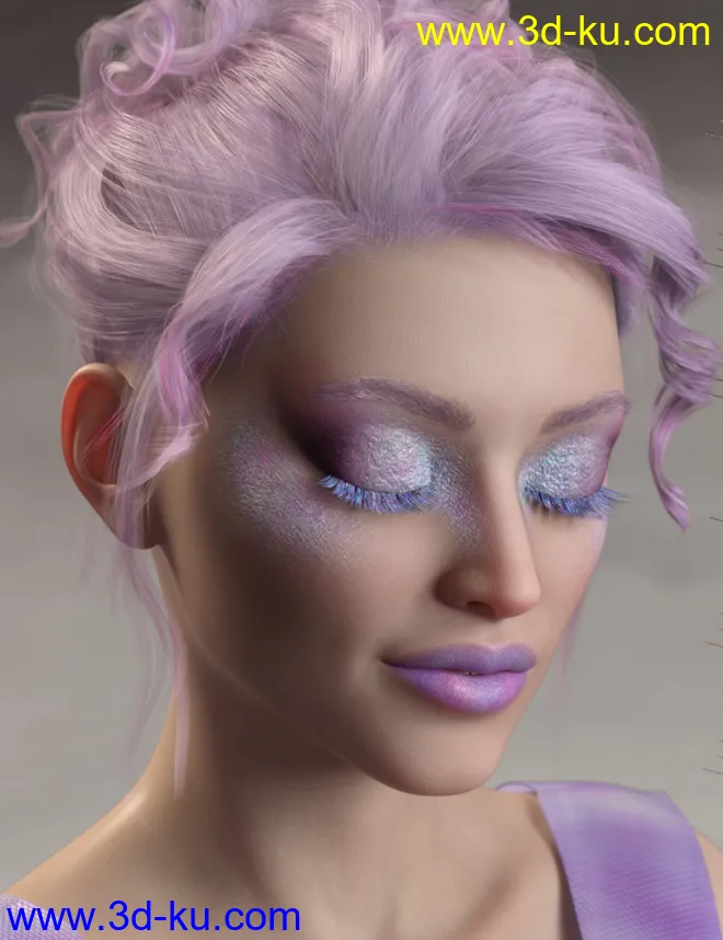Simple Lashes Merchant Resource for Genesis 8.1模型的图片6