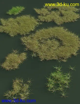 3D打印模型Simply Grass - Grass Plants and Clumps的图片