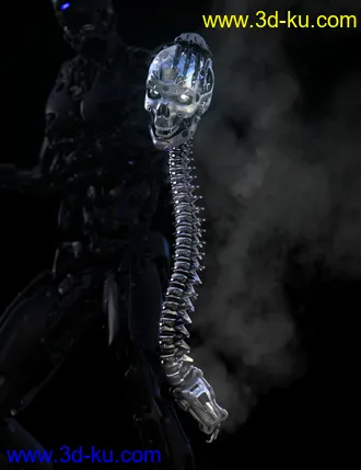 3D打印模型Skull n Spine Mech的图片