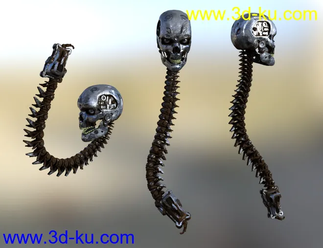 Skull n Spine Mech模型的图片4