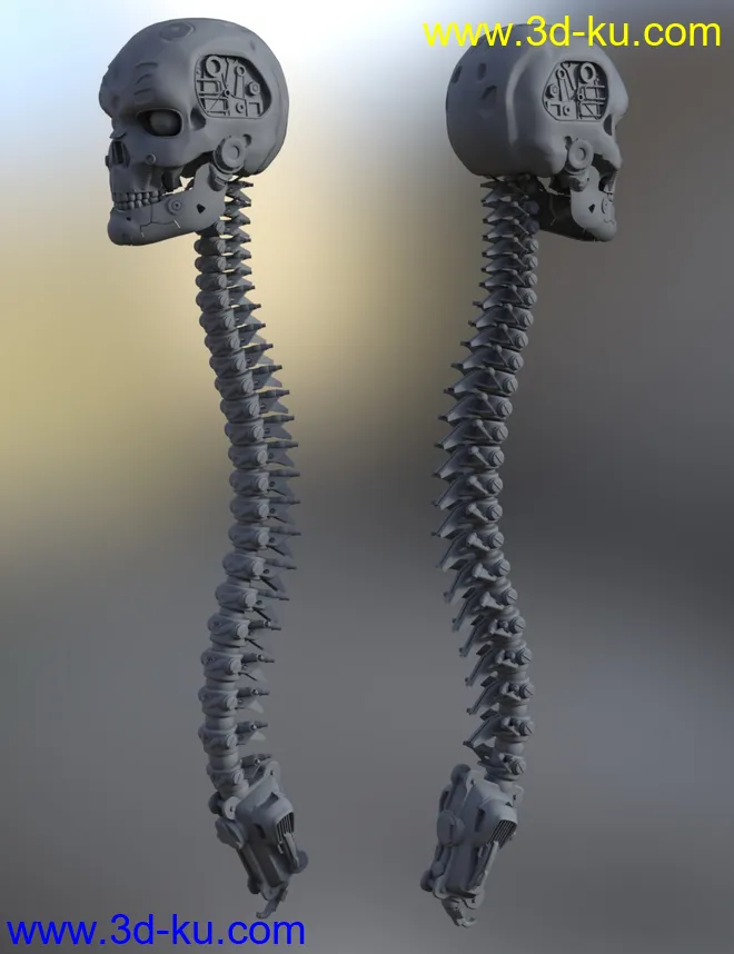 Skull n Spine Mech模型的图片8