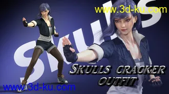 3D打印模型Skulls cracker outfit for G8F的图片