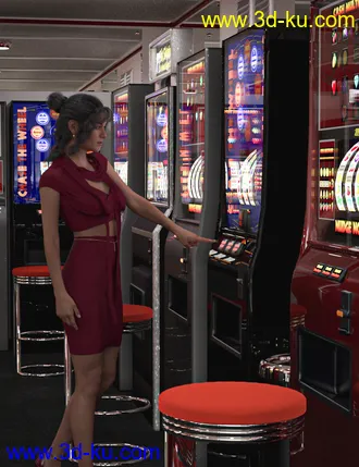 3D打印模型Slot Machine Arcade的图片