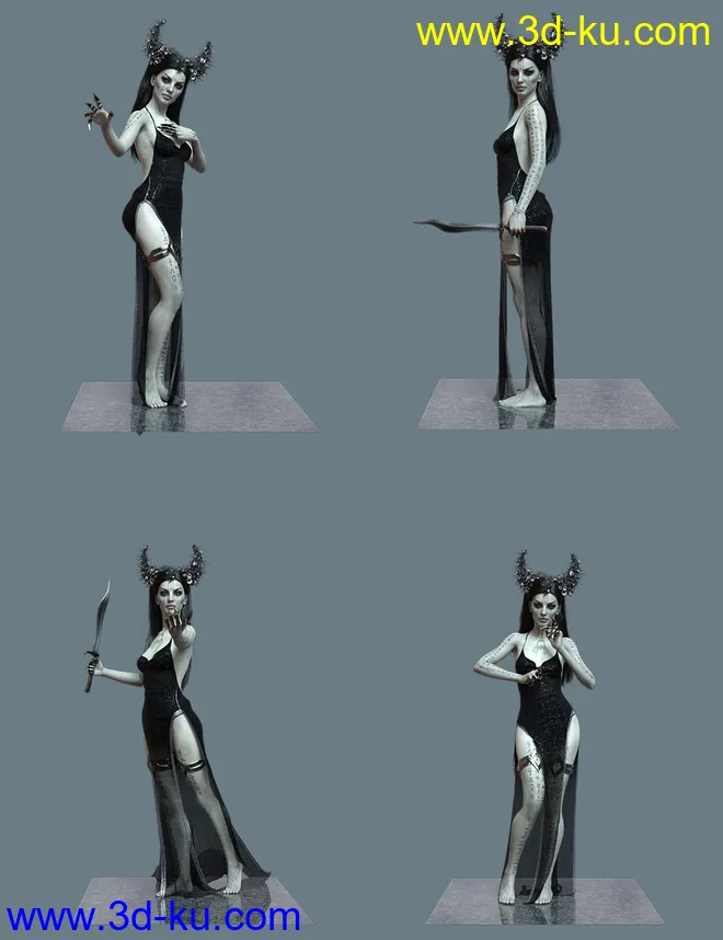 Someone Wicked Poses for Genesis 8.1 Female模型的图片4