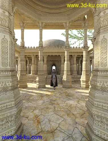 South Asian Temple模型的图片2