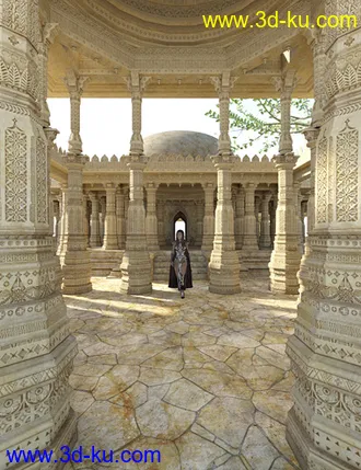 3D打印模型South Asian Temple的图片