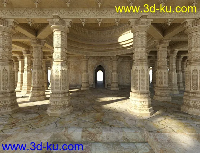 South Asian Temple模型的图片3