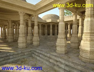 3D打印模型South Asian Temple的图片