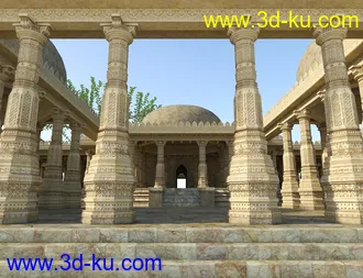 3D打印模型South Asian Temple的图片