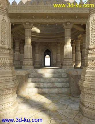 3D打印模型South Asian Temple的图片