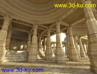 3D打印模型South Asian Temple的图片