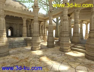 3D打印模型South Asian Temple的图片