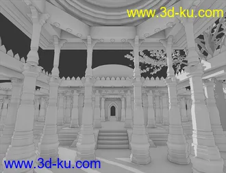 3D打印模型South Asian Temple的图片