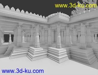 3D打印模型South Asian Temple的图片