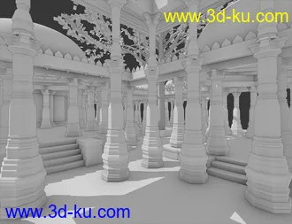 3D打印模型South Asian Temple的图片