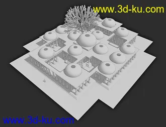 3D打印模型South Asian Temple的图片