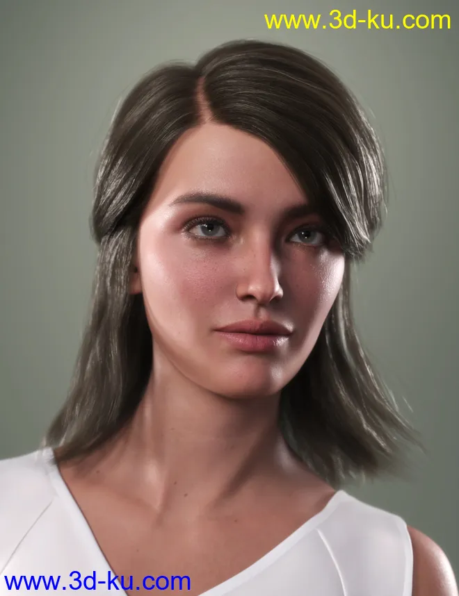 SP Hair 016 for Genesis 3 and 8 Females模型的图片1