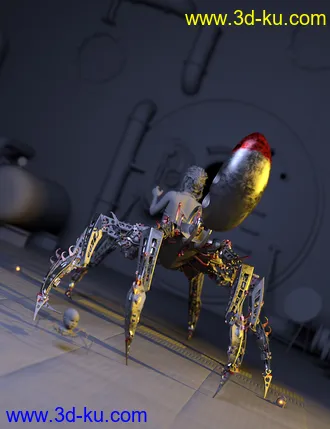 Spider Mech for Genesis 8 and 8.1 Female模型的图片3