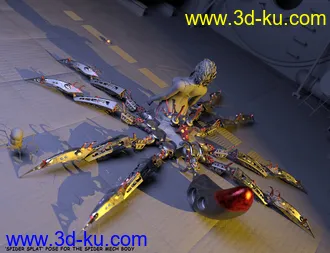 3D打印模型Spider Mech for Genesis 8 and 8.1 Female的图片