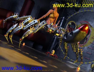 Spider Mech for Genesis 8 and 8.1 Female模型的图片10
