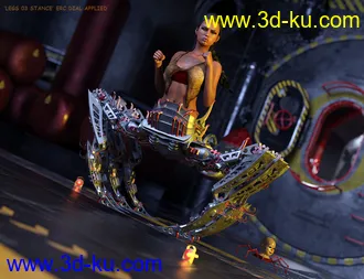 3D打印模型Spider Mech for Genesis 8 and 8.1 Female的图片