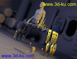 3D打印模型Spider Mech for Genesis 8 and 8.1 Male的图片