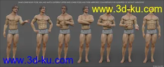 3D打印模型Standing Conversation Poses for Genesis 8的图片