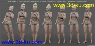 3D打印模型Standing Conversation Poses for Genesis 8的图片