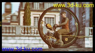 3D打印模型Steampunk MonoWheel的图片