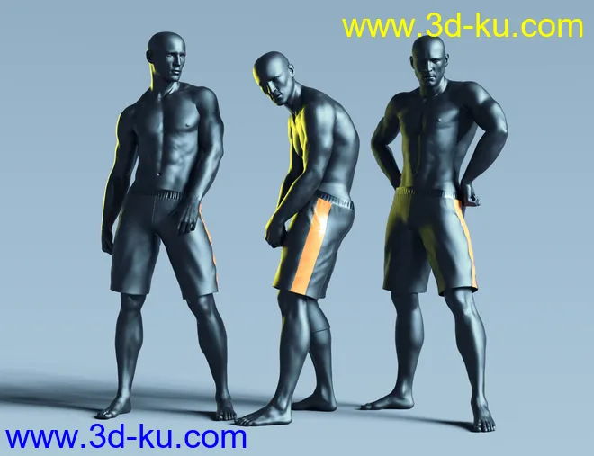 Still Standing Poses for Genesis 8 Male模型的图片5