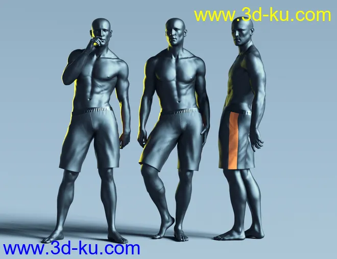 Still Standing Poses for Genesis 8 Male模型的图片6