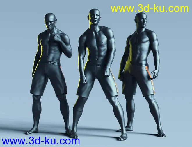 Still Standing Poses for Genesis 8 Male模型的图片9