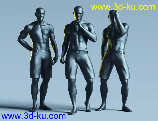 Still Standing Poses for Genesis 8 Male模型的图片10