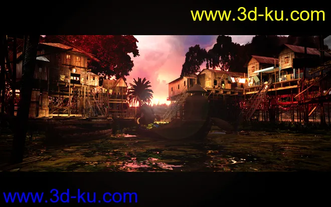 Stilt Houses模型的图片2